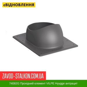 ціна 74082G Прохідний елемент VILPE Hyygge антрацит Івано-Франківськ