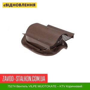ціна 75274 Вентиль VILPE MUOTOKATE – KTV Коричневий Івано-Франківськ
