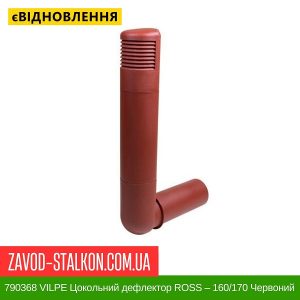 ціна 790368 VILPE Цокольний дефлектор ROSS – 160-170 Червоний Івано-Фраківськ