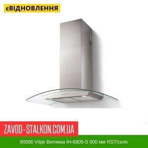 ціна 90566 Vilpe Витяжка IH-6809-S 900 мм RST-скло Івано-Франківськ