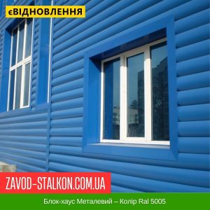 ціна Блок-хаус Металевий – Колір Ral 5005 Івано-Франківськ