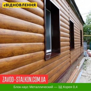 ціна Блок-хаус Металевий - 3Д Мультиглос Корея Dongbu 0,45 Івано-Франківськ