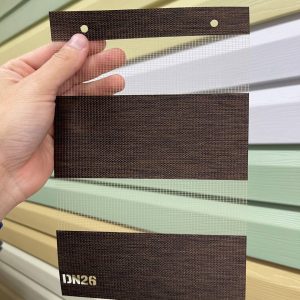 ціна DN 26 Тканна ролета на вікно Elit 19 з планкою Білий - Тканина День/Ніч Івано-Франківськ