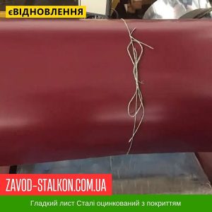 ціна Гладкий лист RAL 3005 Івано-Франківськ