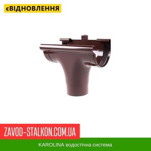 ціна KAROLINA PVC 125/100 - Воронка Водостічна Івано-Франківськ