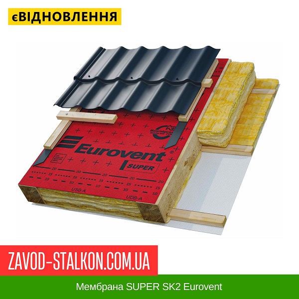 ціна Мембрана SUPER SK2 Eurovent Івано-Франківськ