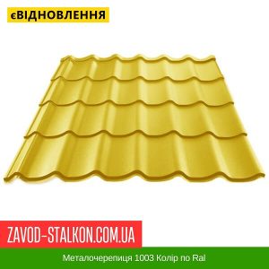 ціна Металочерепиця 1003 Колір по Ral Івано-Франківськ