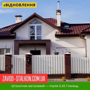 ціна ЄвроШтахетник - Італія 0,45 глянець Івано-Франківськ