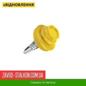 ціна Саморіз по Металу 4,8*19 мм - RAL 1003 Івано-Франківськ