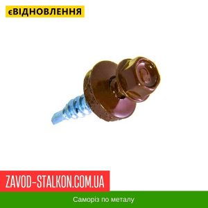 ціна Саморіз по Металу 4,8*19 мм - RAL 8004 Івано-Франківськ
