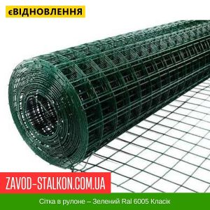 ціна Сітка в рулоне – Зелений Ral 6005 Класік Івано-Франківськ