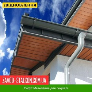 ціна Софіт Металевий для даху - Китай 0,4 Золотий Дуб Івано-Франківськ