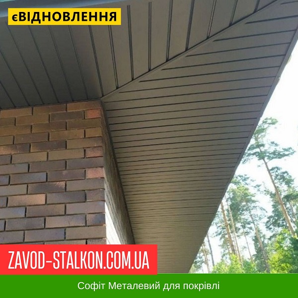 ціна Софіт Металевий для даху - Китай 0,45 Мат Івано-Франківськ