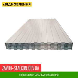 Профнастил 9003 Білий Ral Матовий